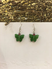 Nephrite Jade Earrings (EA126)