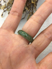 Green Jade Hololith Ring (RI239)