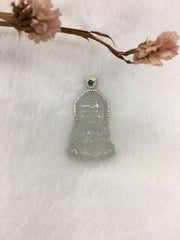 Icy Jade Pendant - Buddha (PE396)