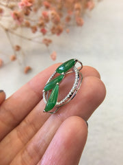 Green Jade Pendant - Irregular (PE327)