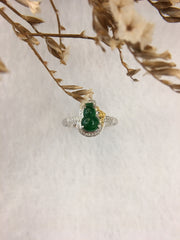 Green Jade Ring - Hulu (RI258)