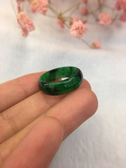 Dark Green Jade Ring (RI183)