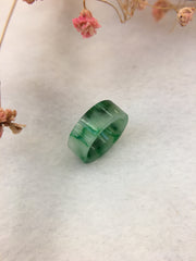 Green Jade Hololith Ring (RI275)