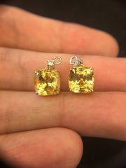 Yellow Sapphire Earrings (GE004)