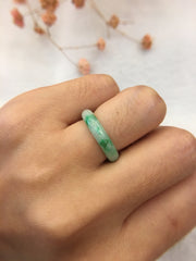 Green Jade Hololith Ring (RI277)