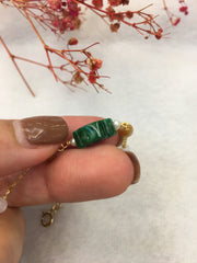 Green Jade Bracelet - Clover (BR068)