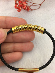 Pure Gold Barrel Bracelet (BR128)