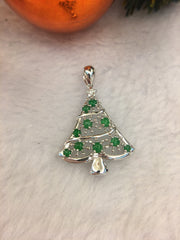 Green Pendant - Christmas Tree (PE213)