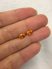 Mandarin Garnet Earrings (GE108)
