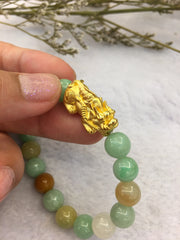 Pure Gold Pixiu & Fish Bracelet (BR134)