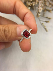 Natural Red Spinel Ring (GE067)