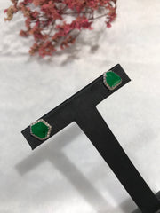 Green Jade Earrings (EA337)