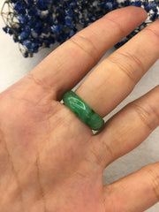 Green Jade Hololith Ring (RI302)