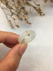 Icy White Jade Ring (RI216)