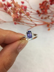 Natural Violet Blue Sapphire Ring (Unheated) (GE089)