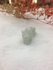Icy Green Jade Pendant - Pixiu (PE151)
