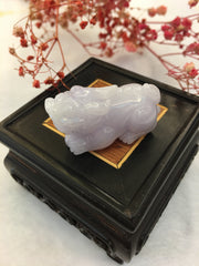 Light Lavender Jade Pendant - Pixiu (PE316)