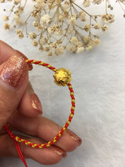 24k Pure Gold Ball Bracelet (BR050)