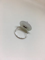 Icy White Ring - Safety Coin (RI104)