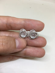 Glassy Variety Earrings - Cabochon (EA240)