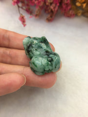 Green Jade Pendant - Pixiu (PE325)