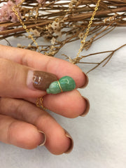 Green Jade Hulu Necklace (NE006)