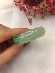 Icy Green Jade Pendant - Guanyin (PE348)