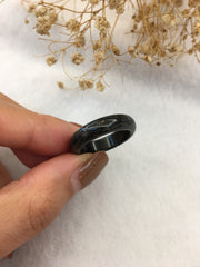 Black Jade Hololith Ring (RI270)