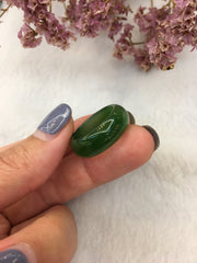 Nephrite Jade Hololith Ring (RI242)