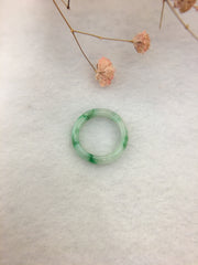 Green Jade Hololith Ring (RI277)