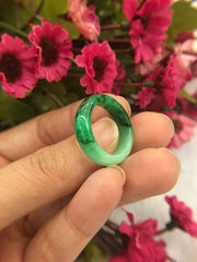 Dark Green Abacus Ring (RI108)