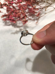 Glassy Variety Jade Ring - Cabochon (RI344)