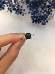 Omphacite Jadeite Ring - Square (RI296)