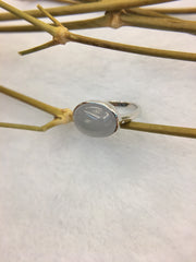 Icy Lavender Jade Ring - Cabochon (RI158)