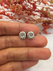 Icy Jade Ring & Earrings - Cabochons (EA329)