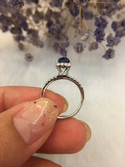 Natural Blue Spinel Ring (GE101)
