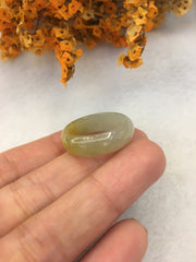 Yellow Hololith Jade Ring (RI255)