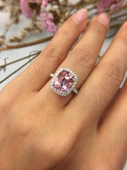 Natural Pink Tourmaline Ring (GE099)