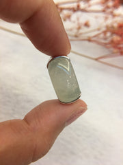 Icy Green Jade Ring - Saddle Shape (RI150)
