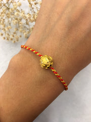 24k Pure Gold Ball Bracelet (BR050)