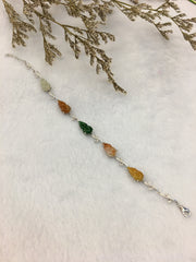 Five Colours Jade Bracelet - Hulu (BR156)