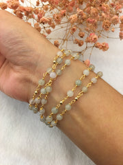 Icy Jade Beads Necklace (NE070)