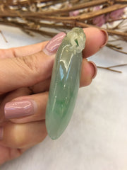 Three Colours Jade Pendant - Gourd (PE090)