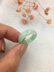 Light Green Jade Hololith Ring (RI259)