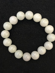 Icy White Bracelet - Beads (BR045)