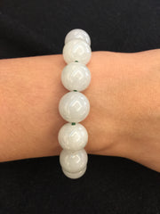 Icy White Bracelet - Beads (BR045)