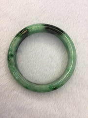 Dark Green Bangle - Round (BA042)
