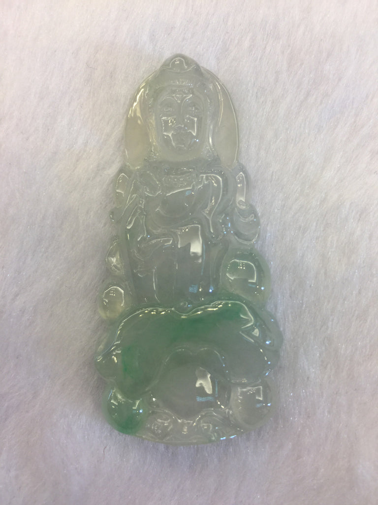 Icy Green Pendant - Guanyin (PE134)