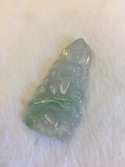 Icy Green Pendant - Guanyin (PE134)