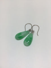 Light Green Earrings - Flower Bud (EA154)